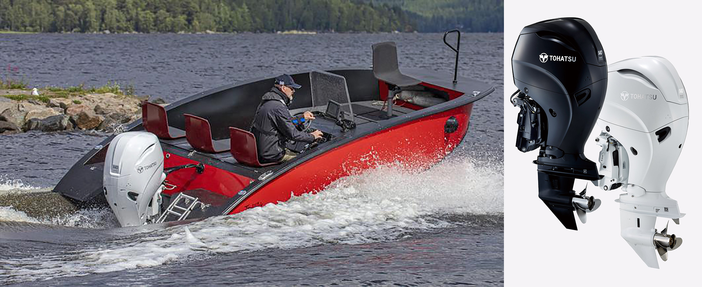 Tohatsu 140hp high-power outboard engines